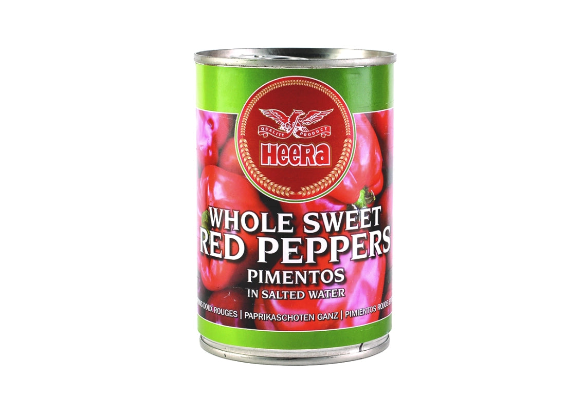 Heera Whole Sweet Red Peppers 390g - DesiMe