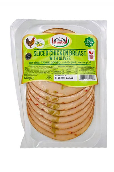 Istanbul Sliced Chicken Breast with Olives 130g - DesiMe