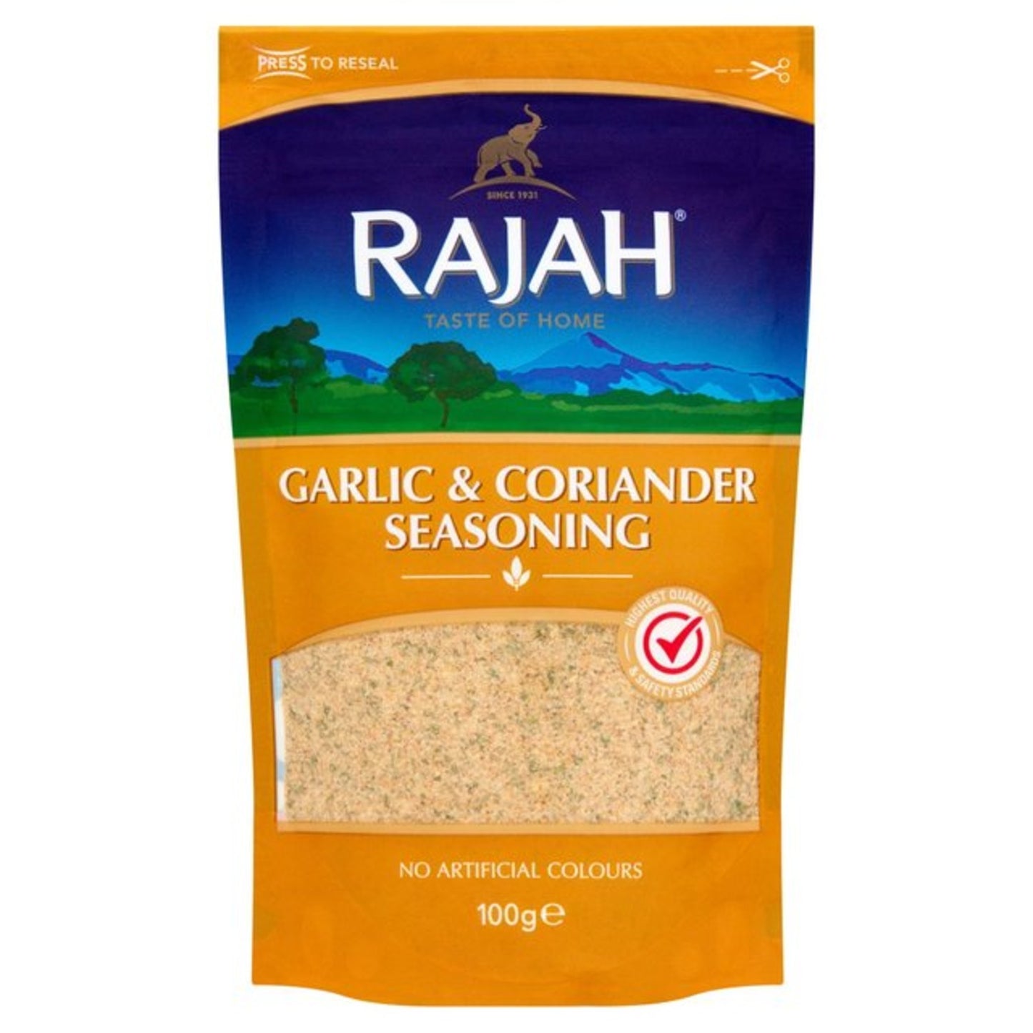 Rajah Garlic & Coriander Seasoning 100g - DesiMe