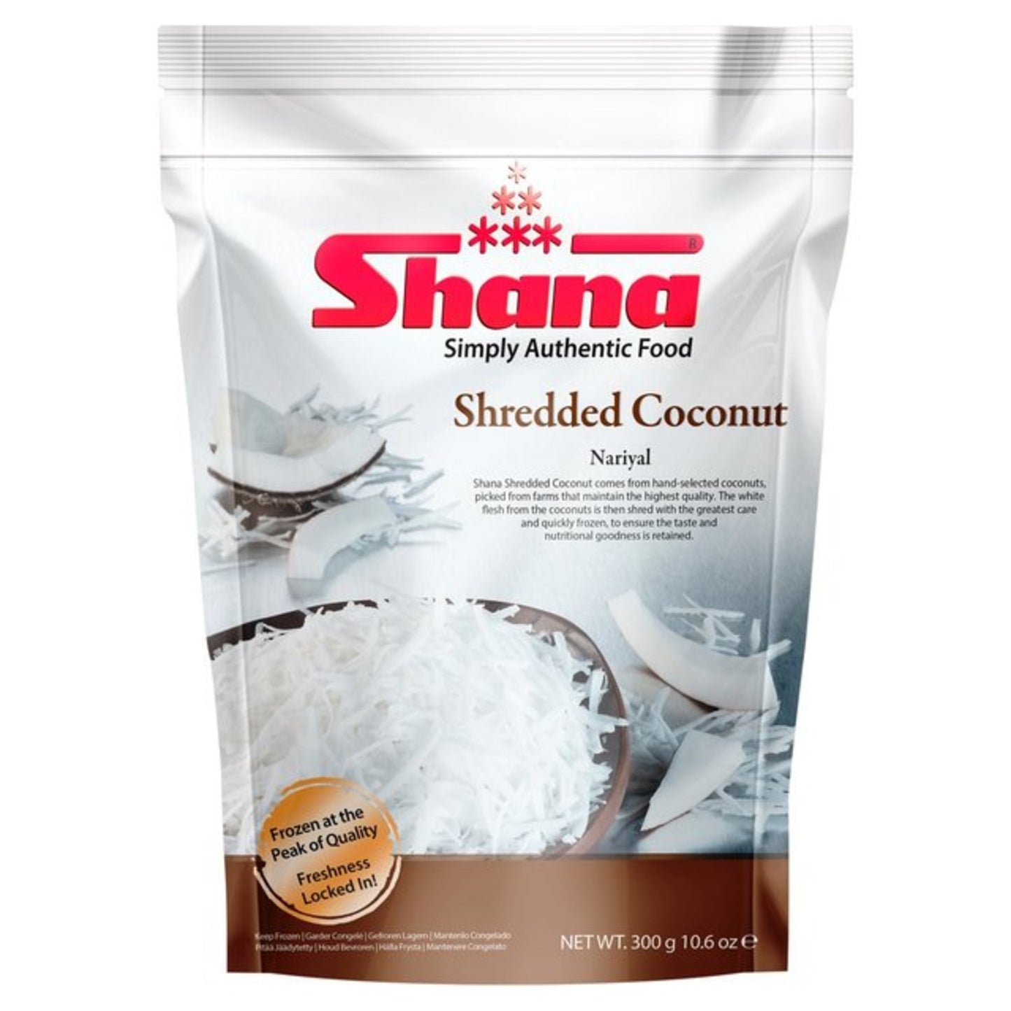Shana Shredded Coconut 300g - DesiMe