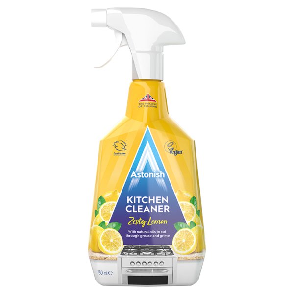 Astonish Kitchen Cleaner Zesty Lemon Trigger 750ml - DesiMe