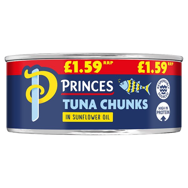 Princes Tuna Chunks in Sunflower Oil 145g - DesiMe