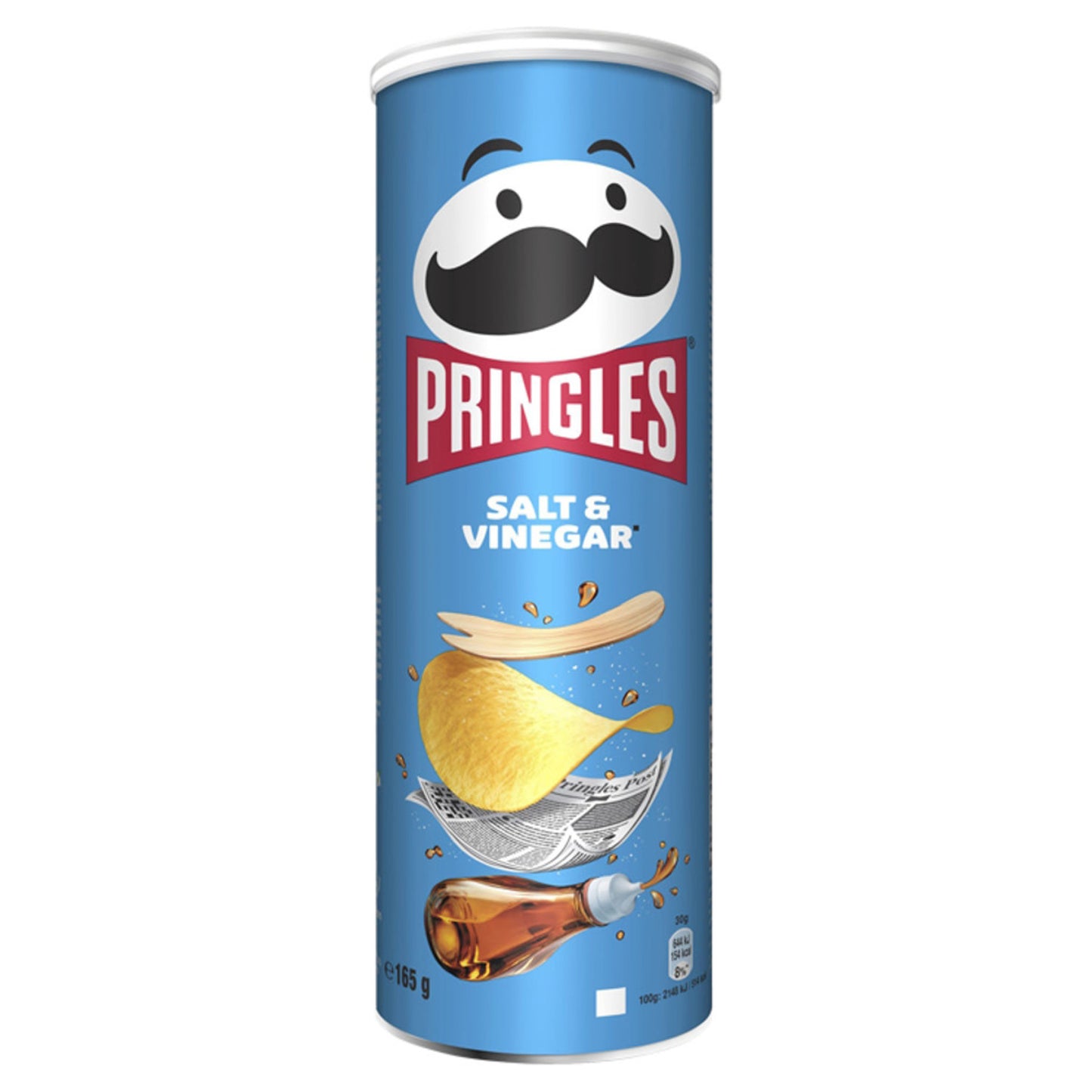 Pringles Salt & Vinegar Flavour Crisps 165g - DesiMe