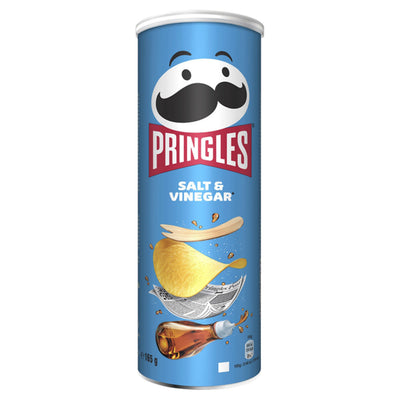Pringles Salt & Vinegar Flavour Crisps 165g