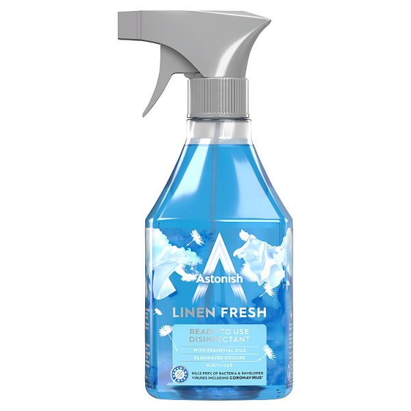 Astonish Linen Fresh Ready to Use Disinfectant Spray 500ml - DesiMe