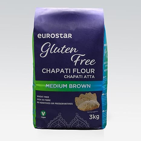 Eurostar Gluten Free Medium Brown Chapati Atta - DesiMe