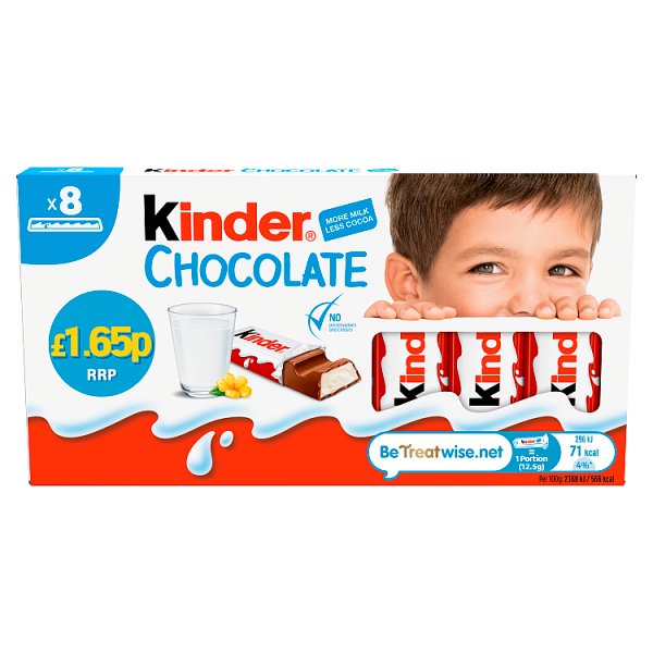 Kinder Chocolate 8s