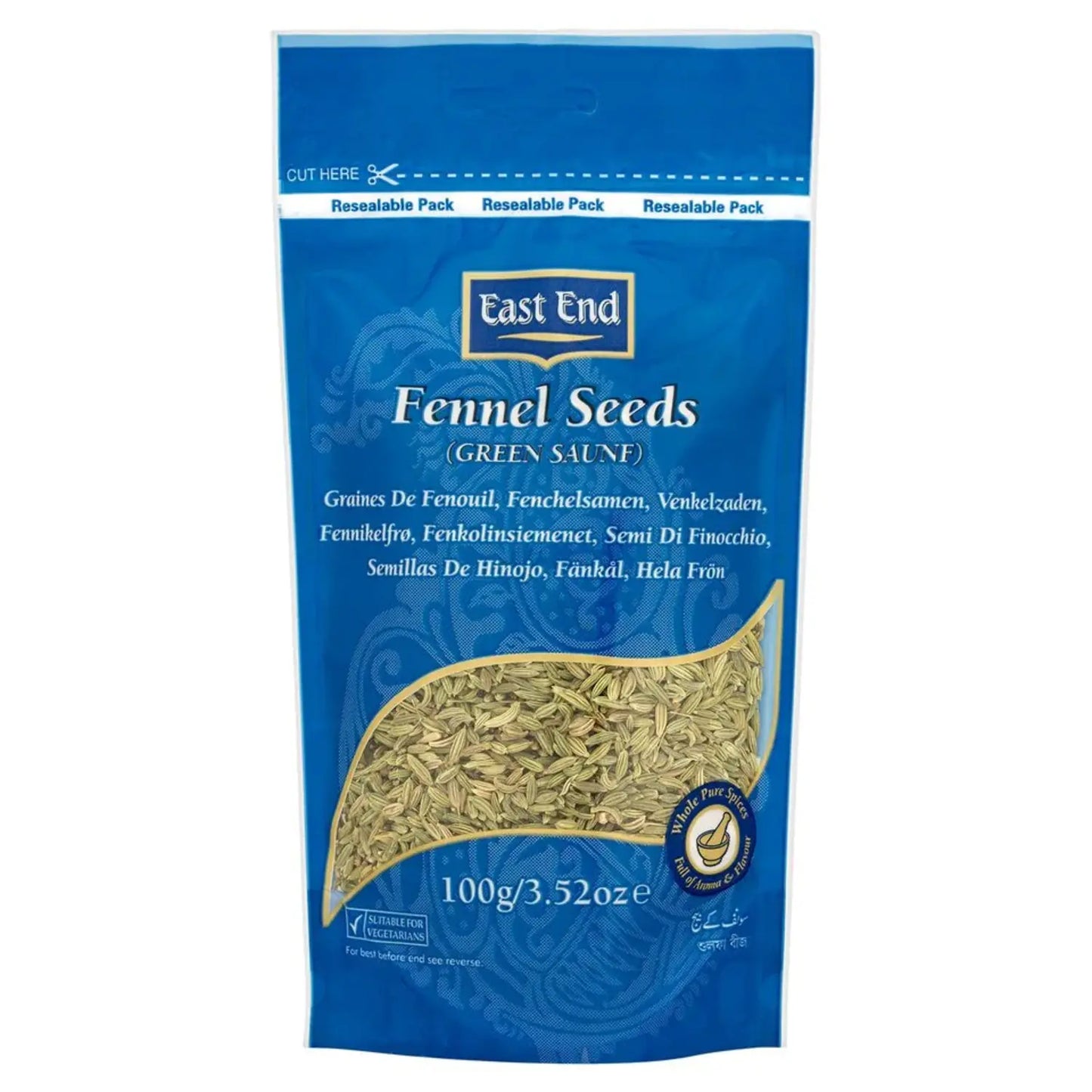 East End Fennel Seeds (Green Saufn) - DesiMe
