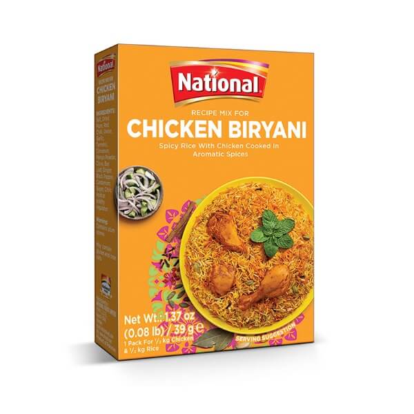 National Chicken Biryani 39g - DesiMe