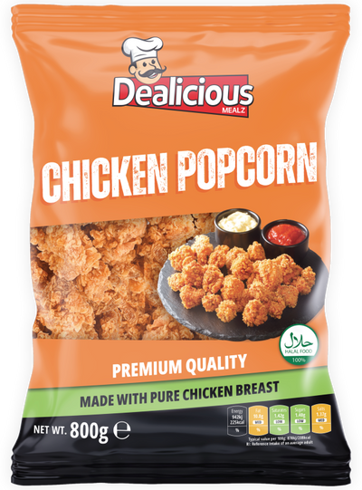 Dealicious Chicken Popcorn 800g