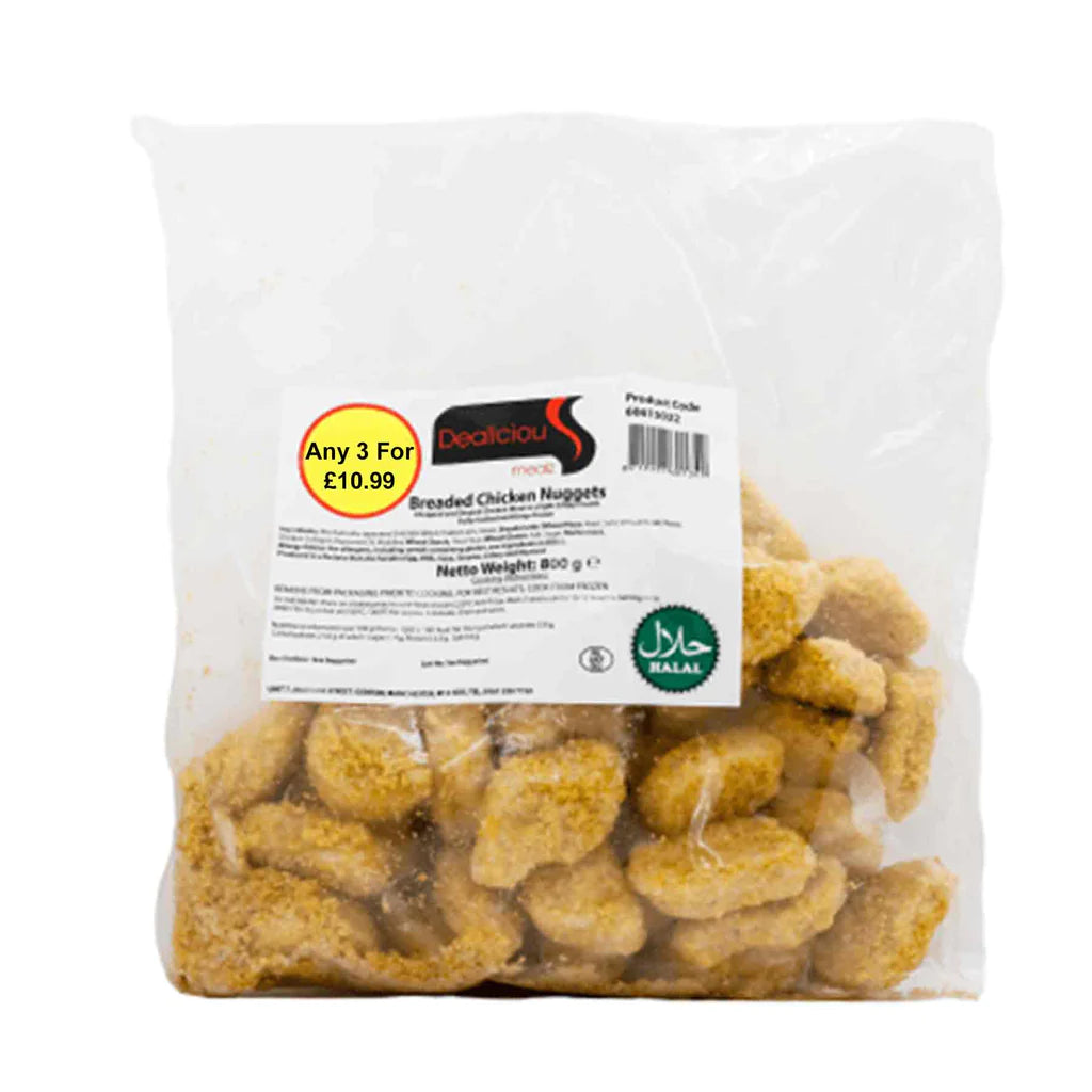 Dealicious Mealz Breaded Chicken Nuggets 680g - DesiMe