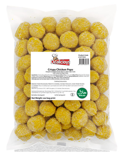 Dealicious Mealz Crispy Chicken Pops 800g