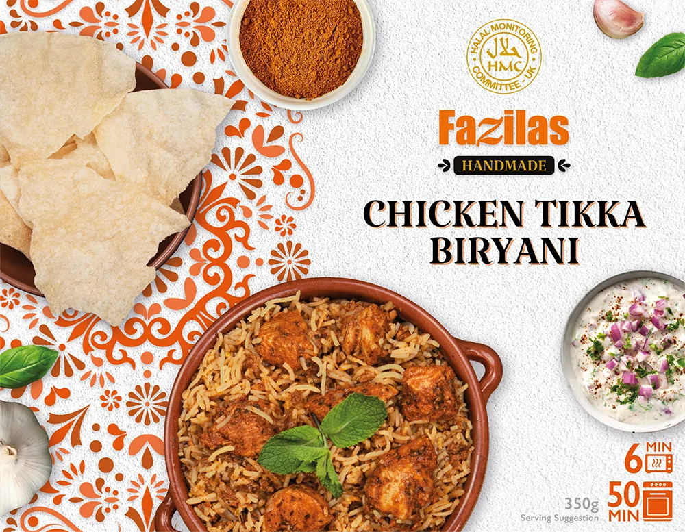 Fazilas Chicken Tikka Biryani 350g - DesiMe