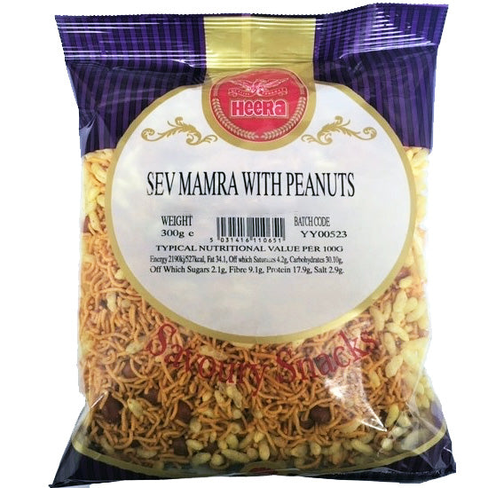 Heera Sev Mamra with Peanuts 350g - DesiMe