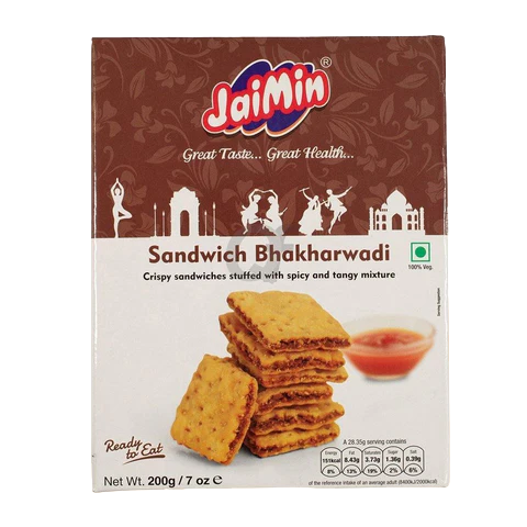 Jaimin Sandwich Bhakarwadi 200g - DesiMe