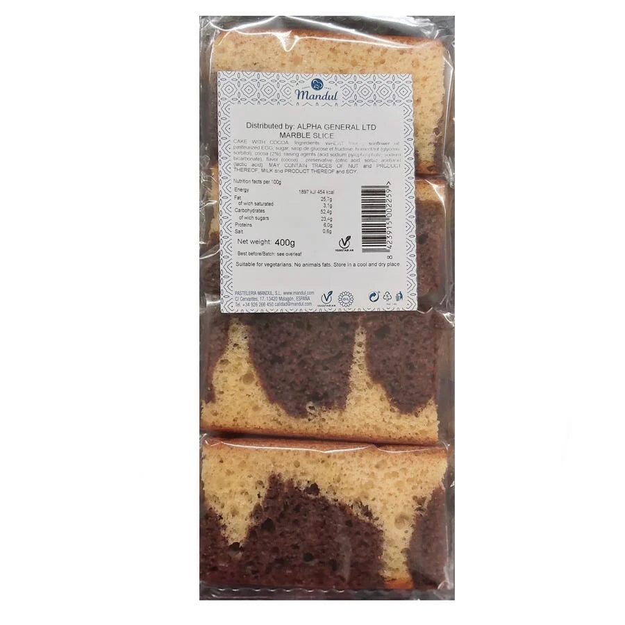 Mandul Marble Cake Slices 400g - DesiMe