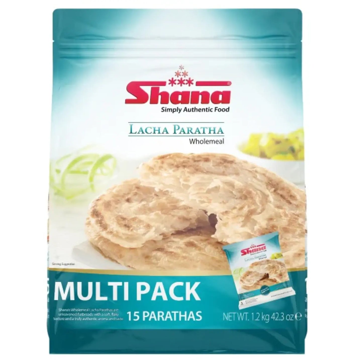 Shana Lacha Paratha 15pk 1.2kg - DesiMe