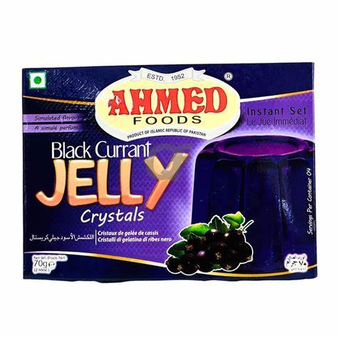 Ahmed Halal Blackcurrant Jelly 70g - DesiMe