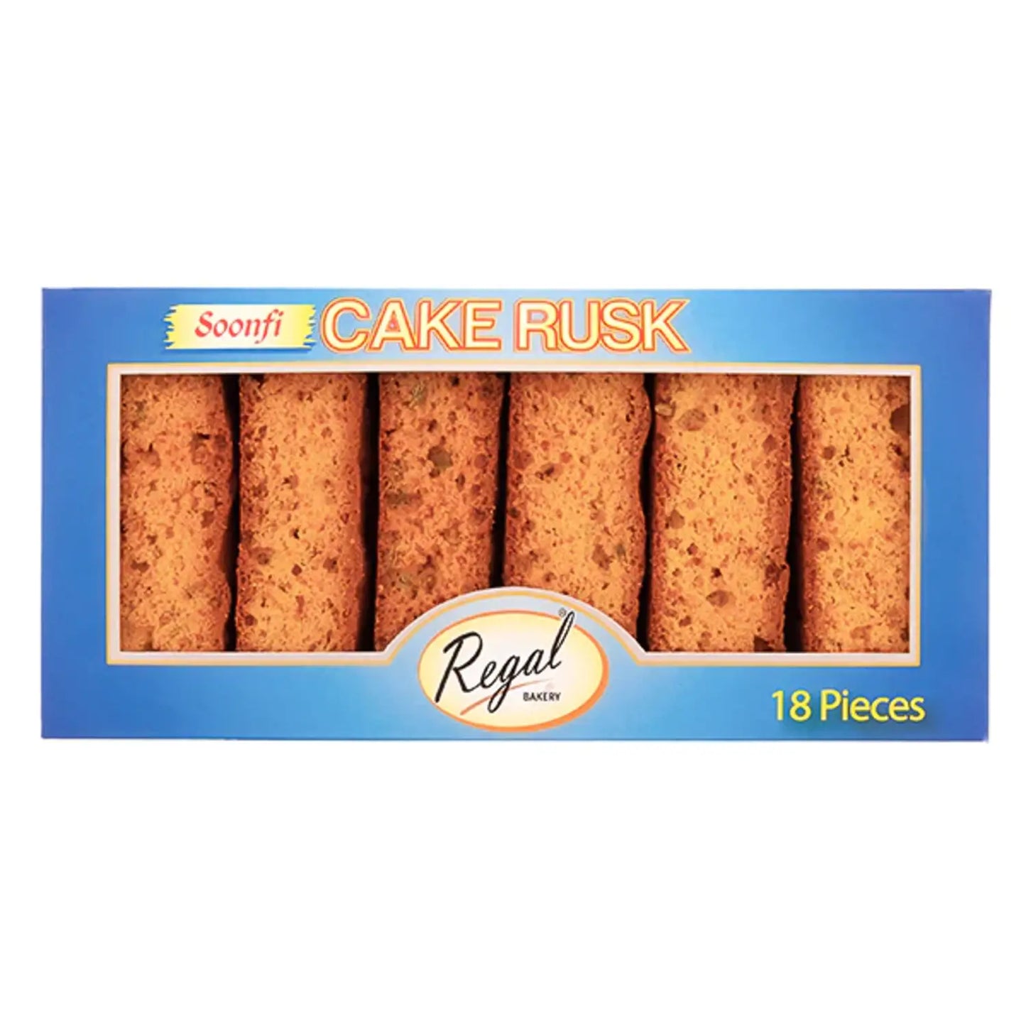 Regal Soonfi Cake Rusk 18pc
