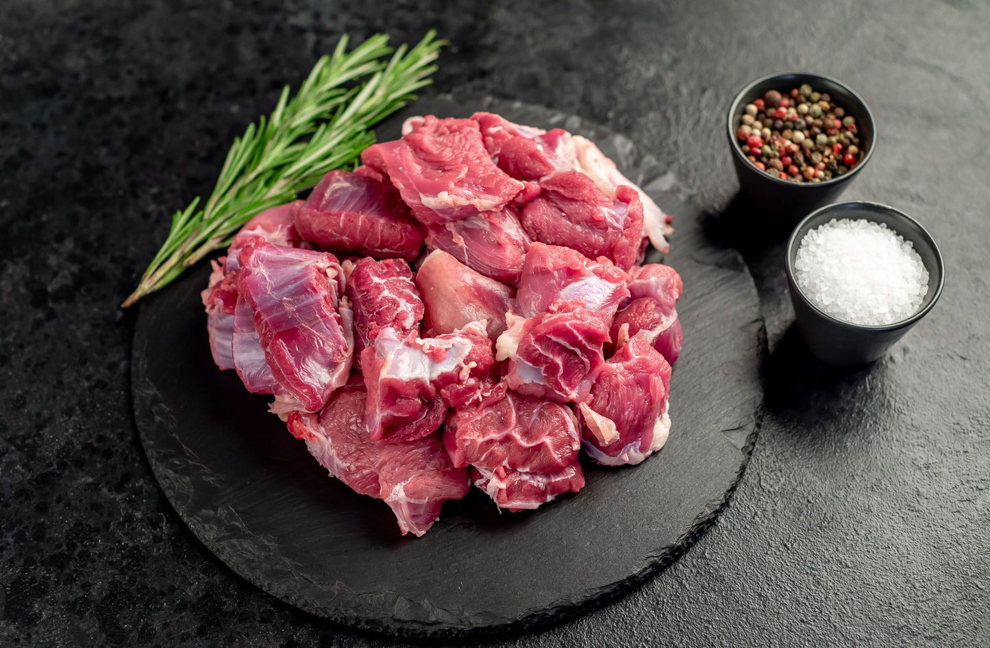 Halal Mutton Leg Diced With Bone