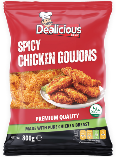 Dealicious Spicy Chicken Goujons 800g