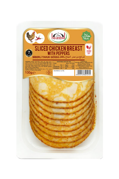 Istanbul Sliced Chicken Breast with Peppers 130g - DesiMe