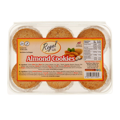 Regal Almond Cookies 18pc 200g