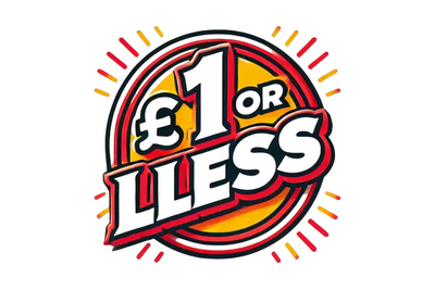 £1 or less offer badge