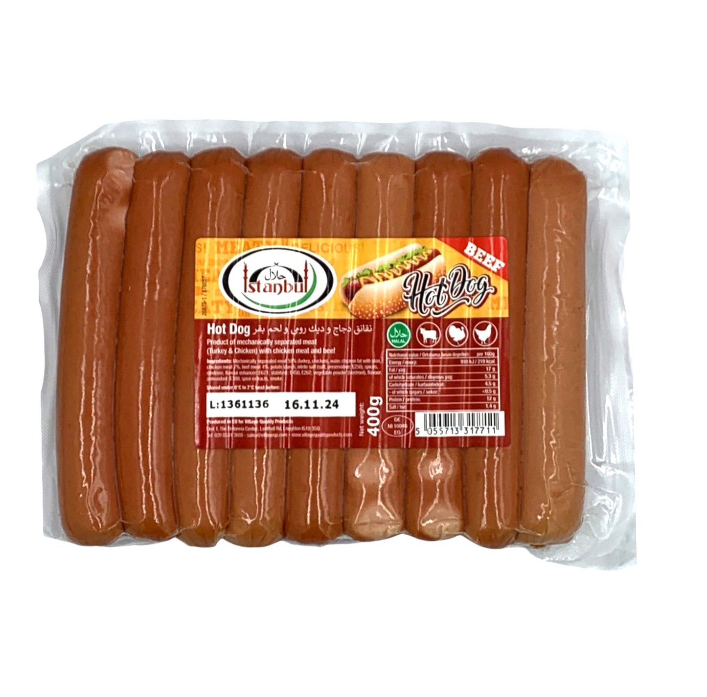 Istanbul Hot Dog 400g - DesiMe