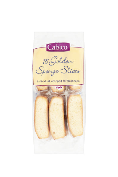 Cabico 18 Golden Sponge Slices 370g - DesiMe