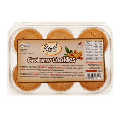 Regal Cashew Cookies 18pc 200g