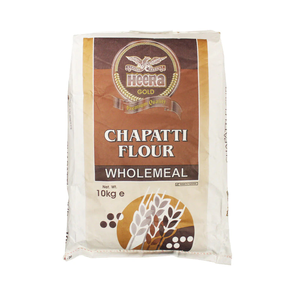 Heera Chapatti Flour Wholemeal 10kg - DesiMe