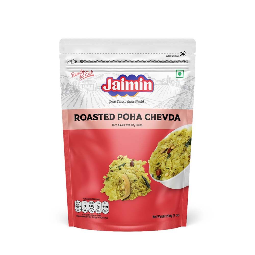 Jaimin Roasted Poha Chevda 200g - DesiMe