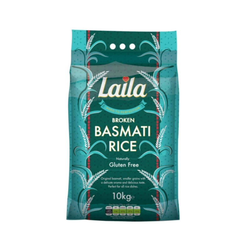 Laila Broken Basmati Rice 10kg - DesiMe