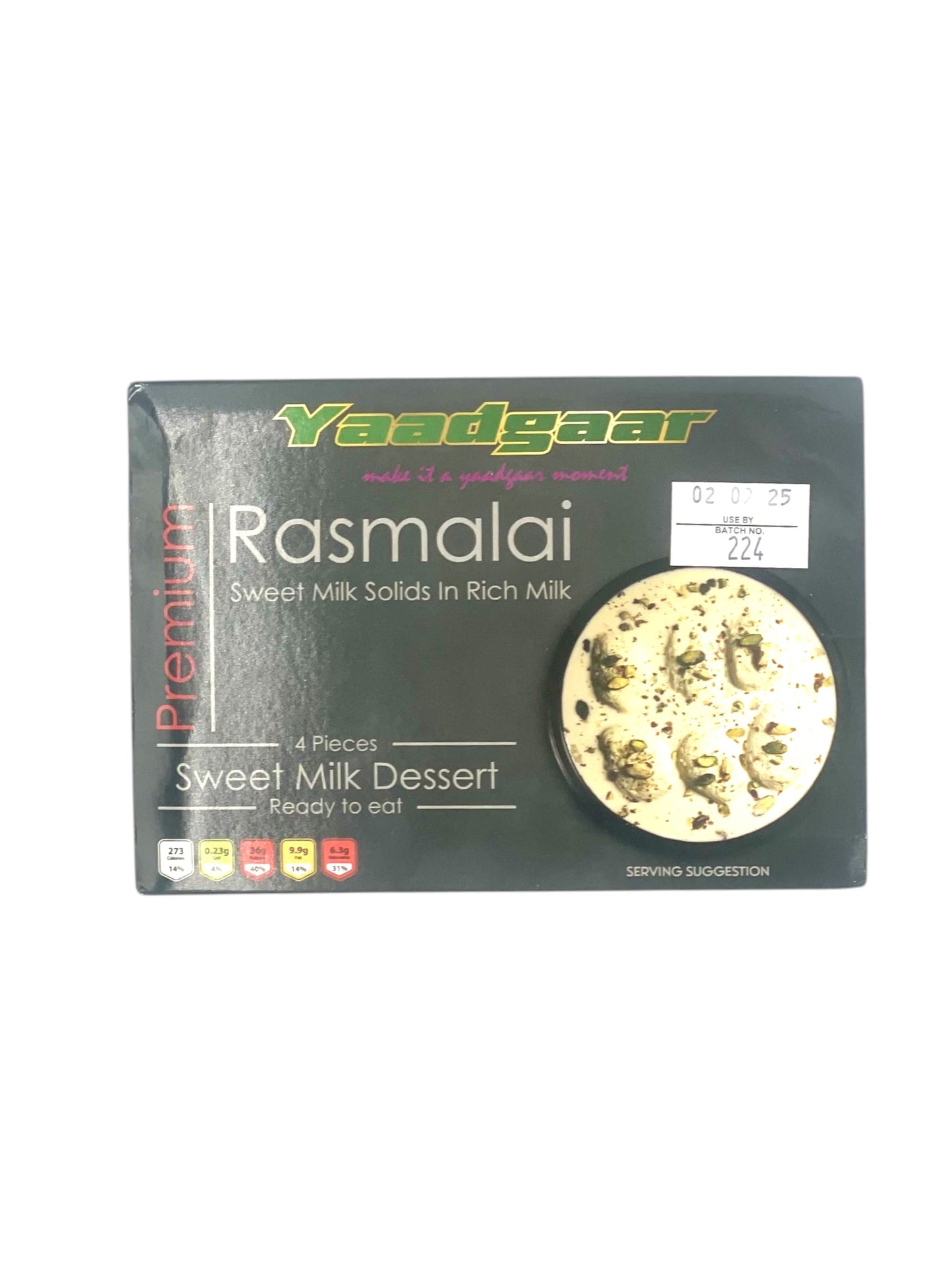 Yaadgaar Rasmalai 4 Pieces