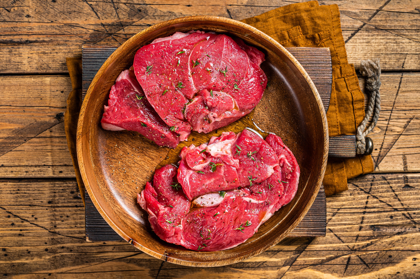 Halal Mutton Leg Steaks