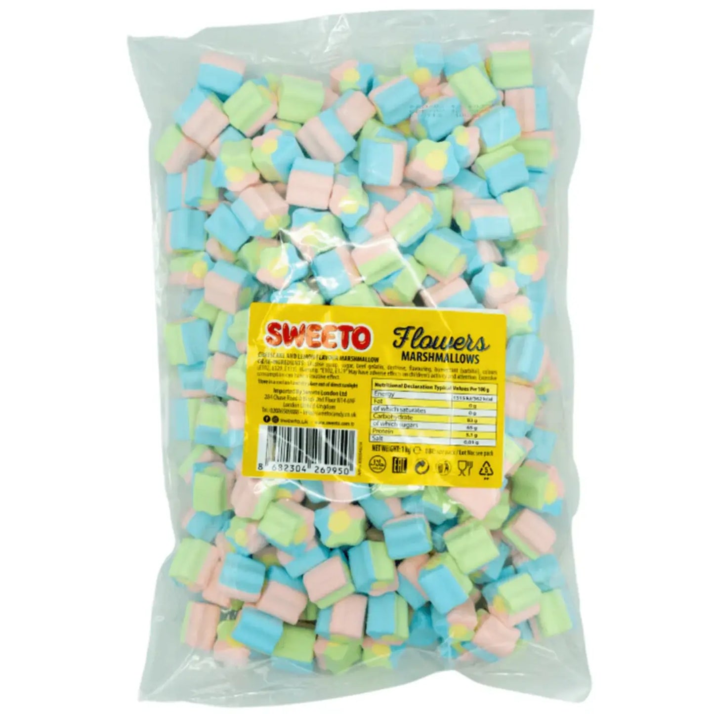 Sweeto Marshmallow Flowers (1kg) - DesiMe