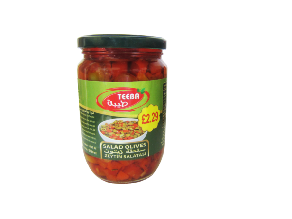 Teeba Sliced Olives Salad 660g - DesiMe