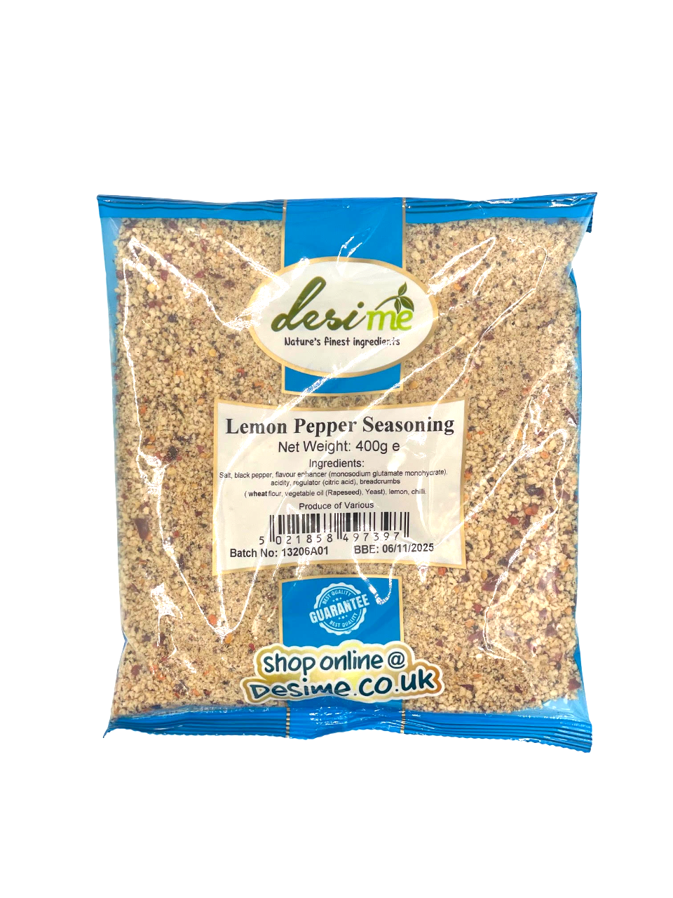 DesiMe Lemon Pepper Seasoning 400g - DesiMe