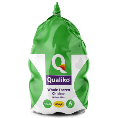 Qualiko Halal Whole Chicken (Frozen) 1kg