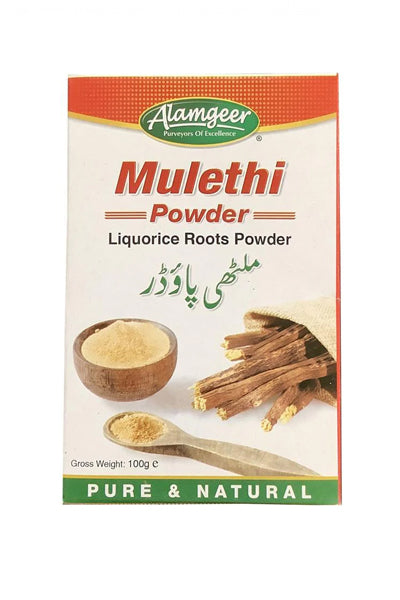 Alamgeer Mulethi Powder 100g (Liquorice Roots) - DesiMe