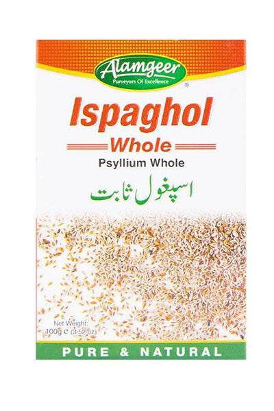 Alamgeer Ispaghol Whole 100g - DesiMe