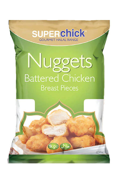 Superchick Battered Chicken Nuggets 1kg - DesiMe
