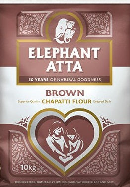 Elephant Brown Atta 10kg - DesiMe