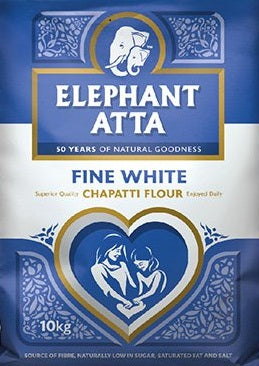 Elephant Fine/White Atta 10kg - DesiMe