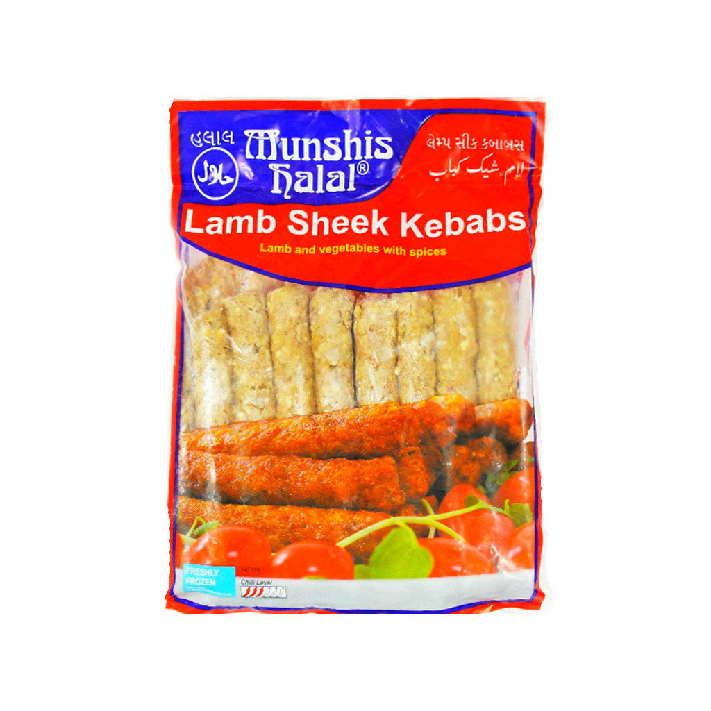 Munshis Halal Meat Seekh Kebabs 950g - DesiMe