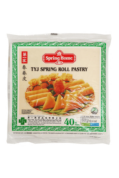 Spring Home TYJ Spring Roll Pastry 40 Sheets 550g - DesiMe