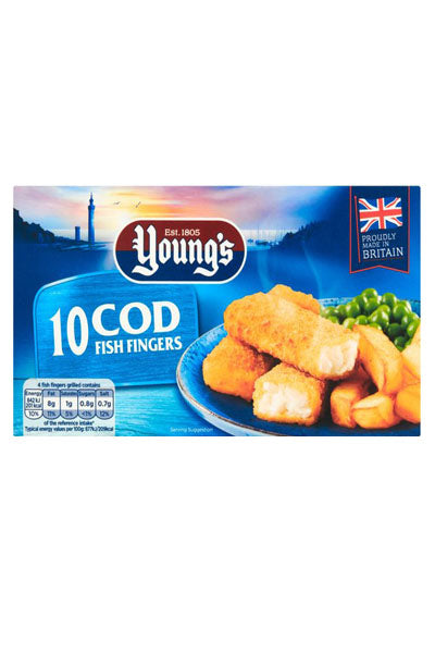 Young's 10 Cod Fingers 280g - DesiMe