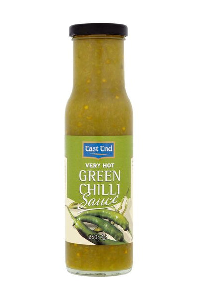 East End Very Hot Green Chilli Sauce 260g - DesiMe