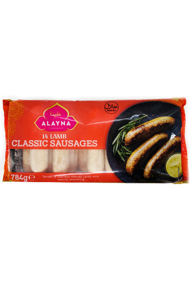 Zulekha 14 Classic Lamb Sausages 784g - DesiMe